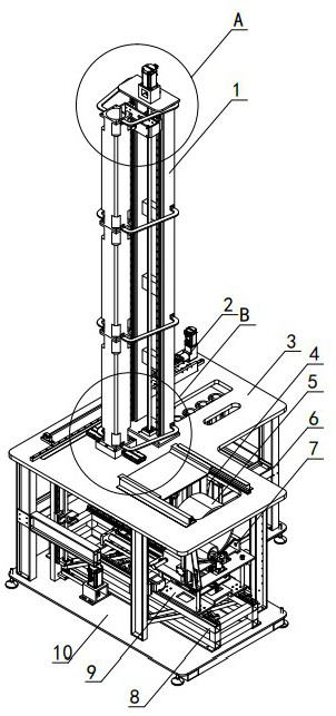 Full-automatic drop hammer impact testing machine for pipes