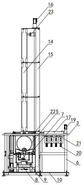 Full-automatic drop hammer impact testing machine for pipes