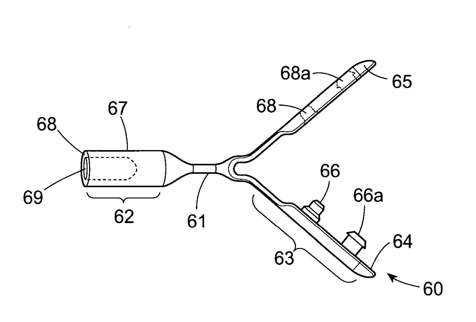 Transobturator introducer system for sling suspension system