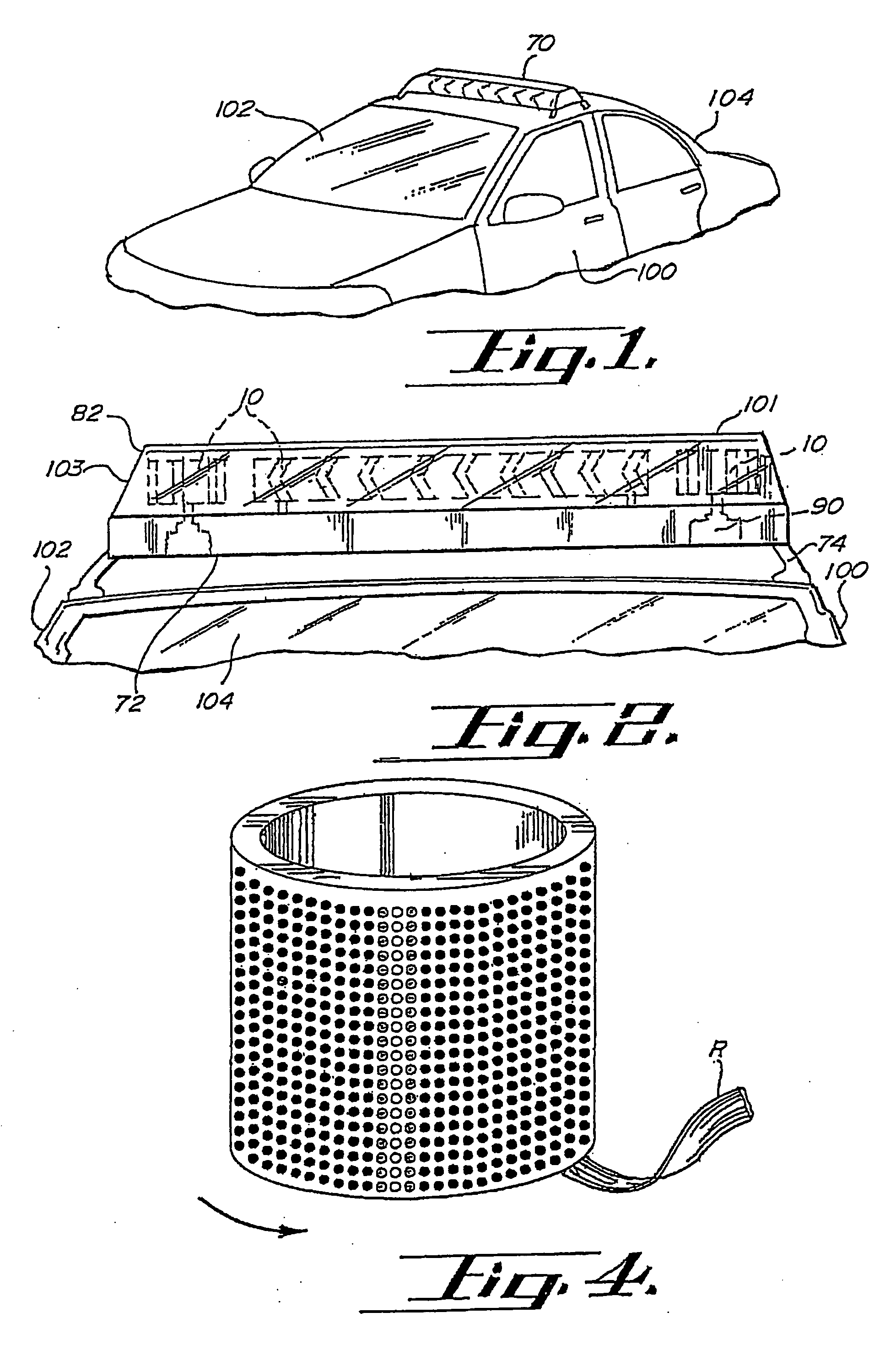 Replacement LED lamp assembly and modulated