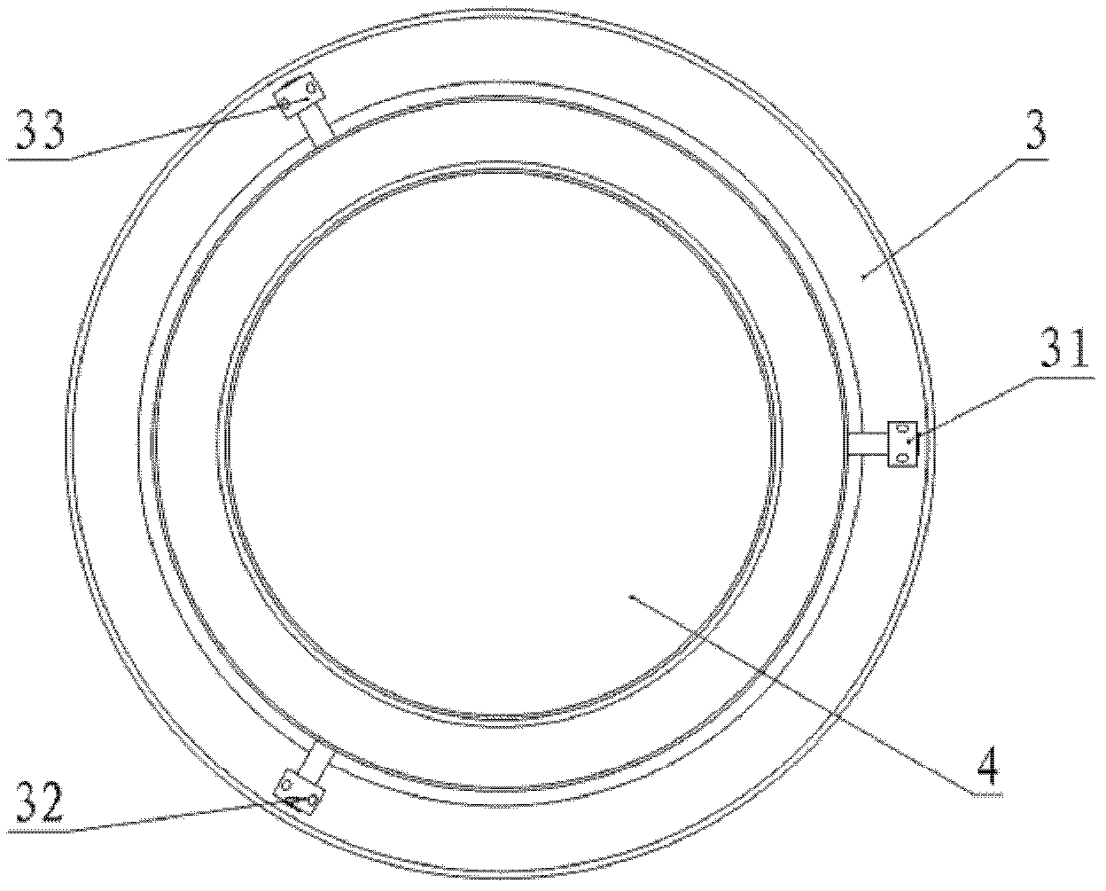 Mercury horizontal reference apparatus