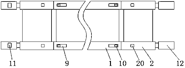 Foldable carrying stretcher for cardiovascular medicine department patients