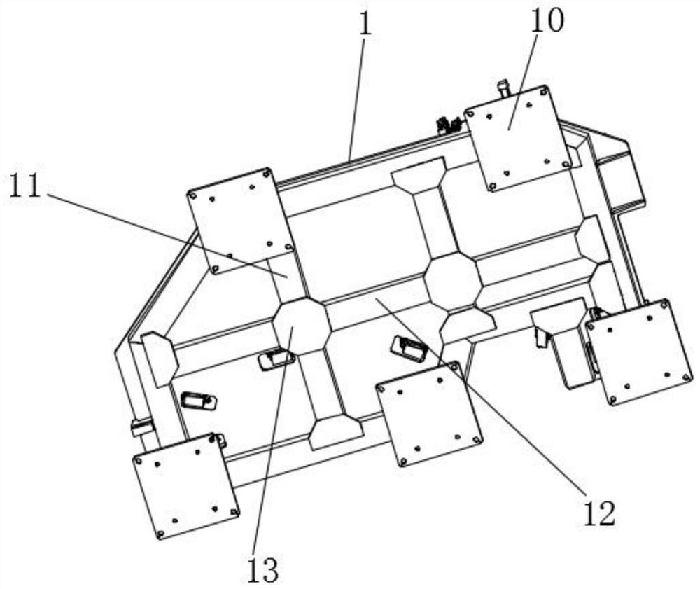 An automobile side wall assembly fixture with excellent fixation