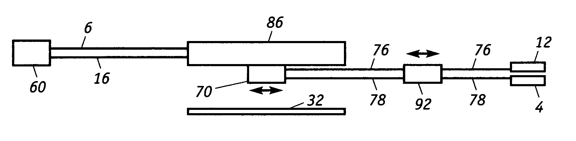 Controlling the bends in a fiber optic cable to eliminate measurement error in a scanning terahertz sensor