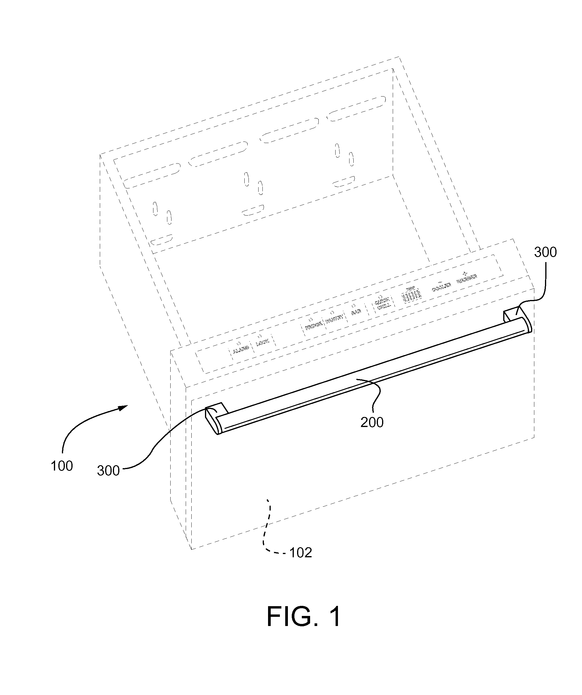 Home appliance with handle, end cap, and crush rib