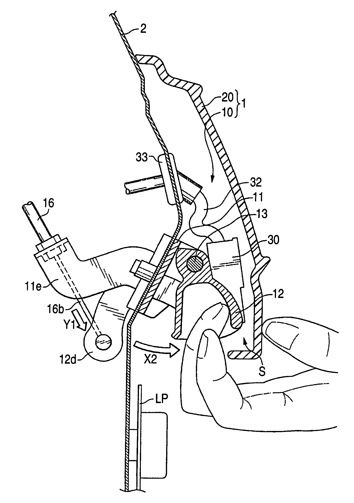 Door handle apparatus