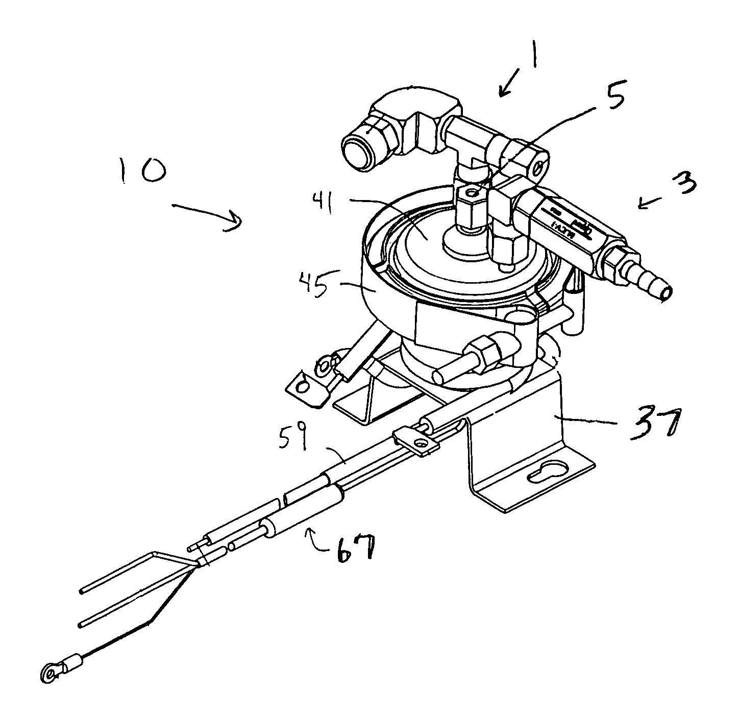 Apparatus for steam sterilization of articles