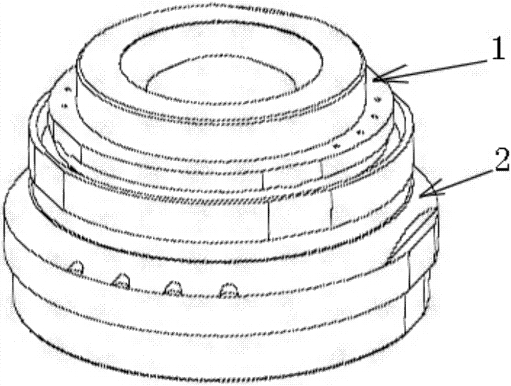 Split lens and camera module