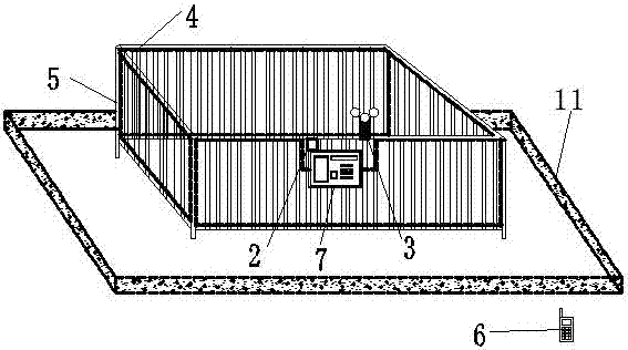 Automatic sensing and voice alarming system for edges and holes