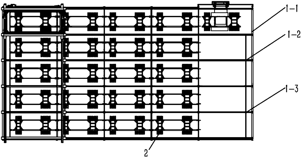 Array comb-teeth type intelligent storage and taking device