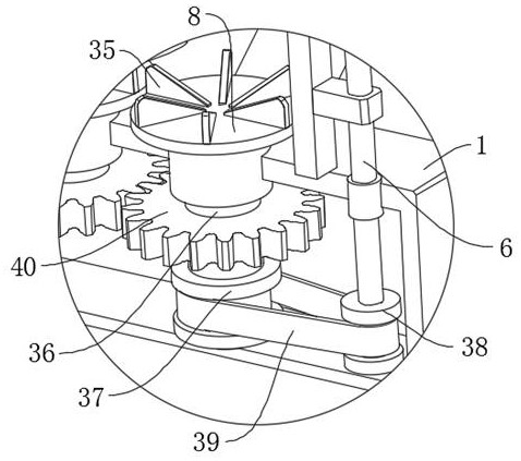 Fertilizing device for corn and soybean compound planting