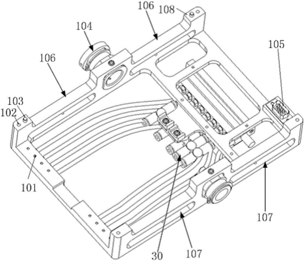 Die exchange device of mobile phone automated production equipment