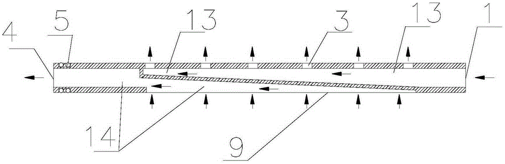 Spiral-wound membrane component and filter element employing same