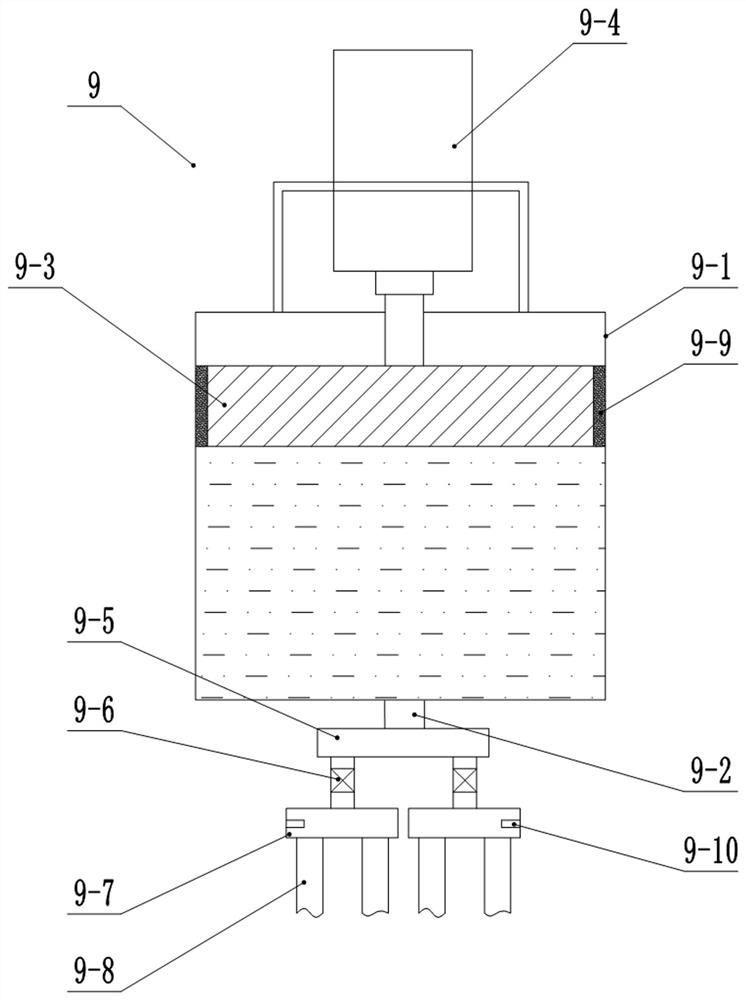 Automobile tire burst self-stabilizing system and control method thereof