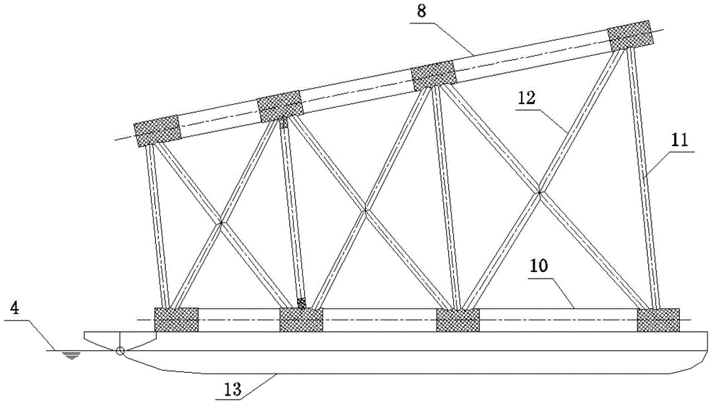 Method for offshore installation of deepwater jacket using airbag