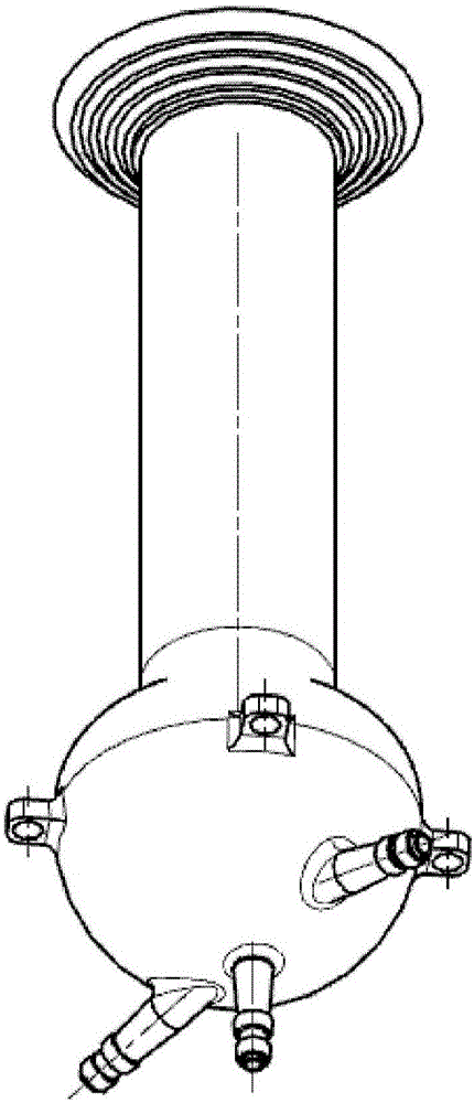 Nozzle for widening tempering margin, nozzle array and combustor