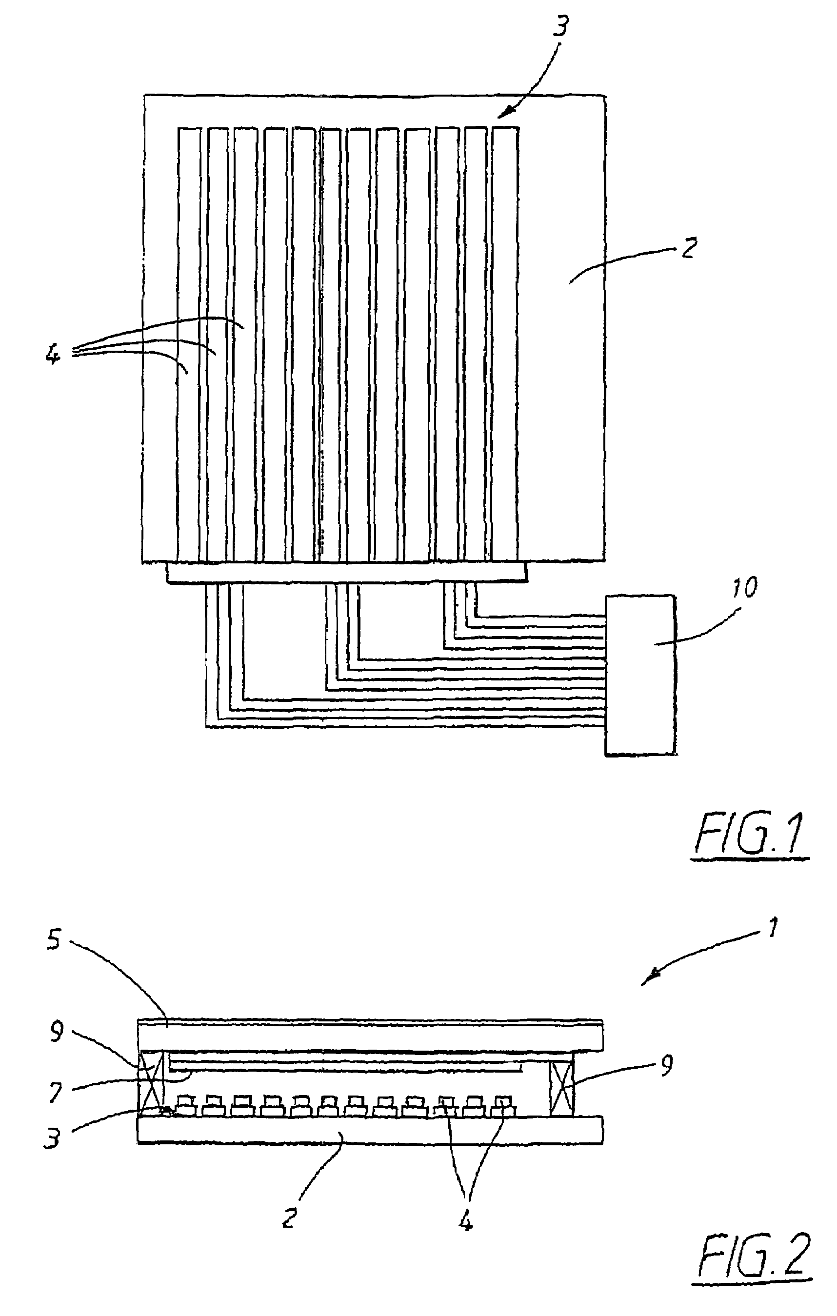 Method of controlling an electrochromic matrix display and electrochromic display