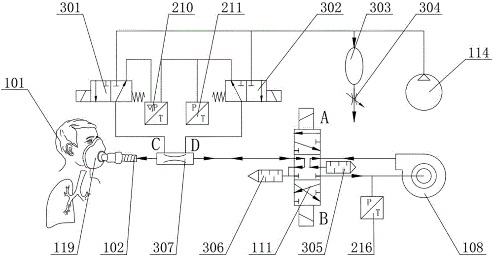 Full-automatic noninvasive expectoration machine