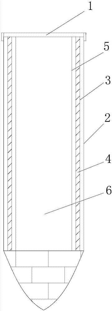 A high-temperature blast hole explosive protection device and its application method