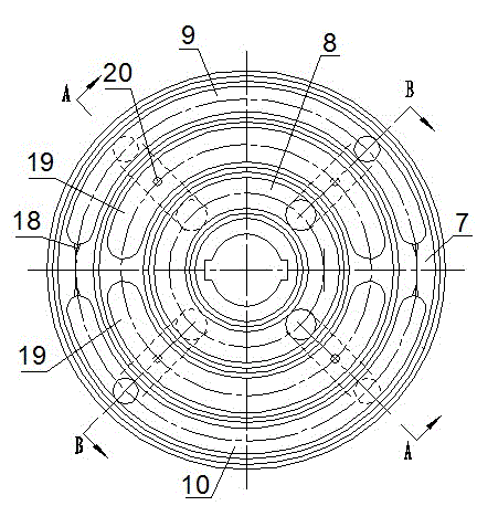 Follower rotary valve for plane oil distribution