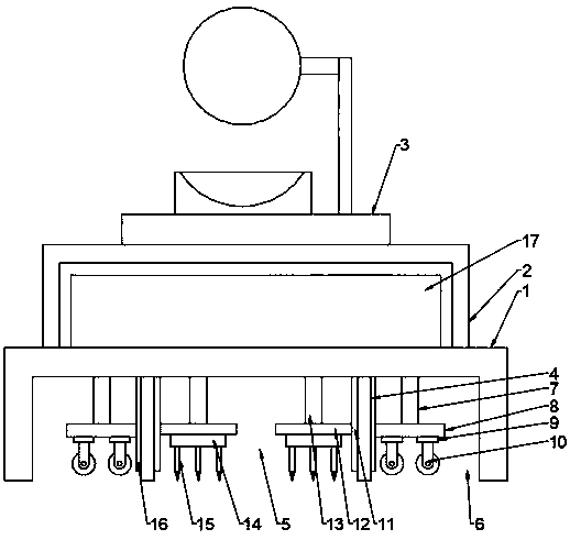 Side slope deviation monitoring device based on forest land side slope fixing and stabilizing technology