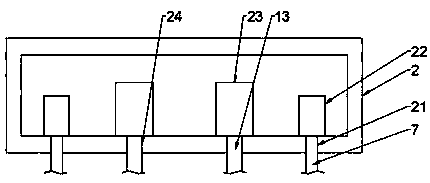 Side slope deviation monitoring device based on forest land side slope fixing and stabilizing technology