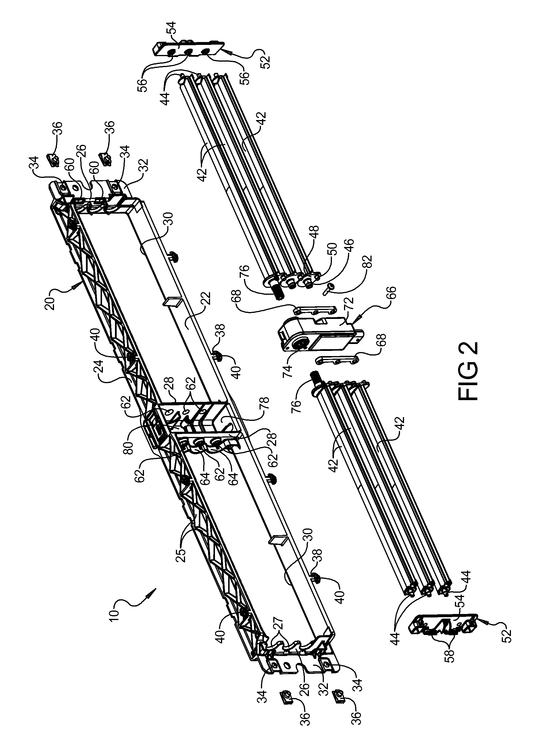 Active grille shutter assembly