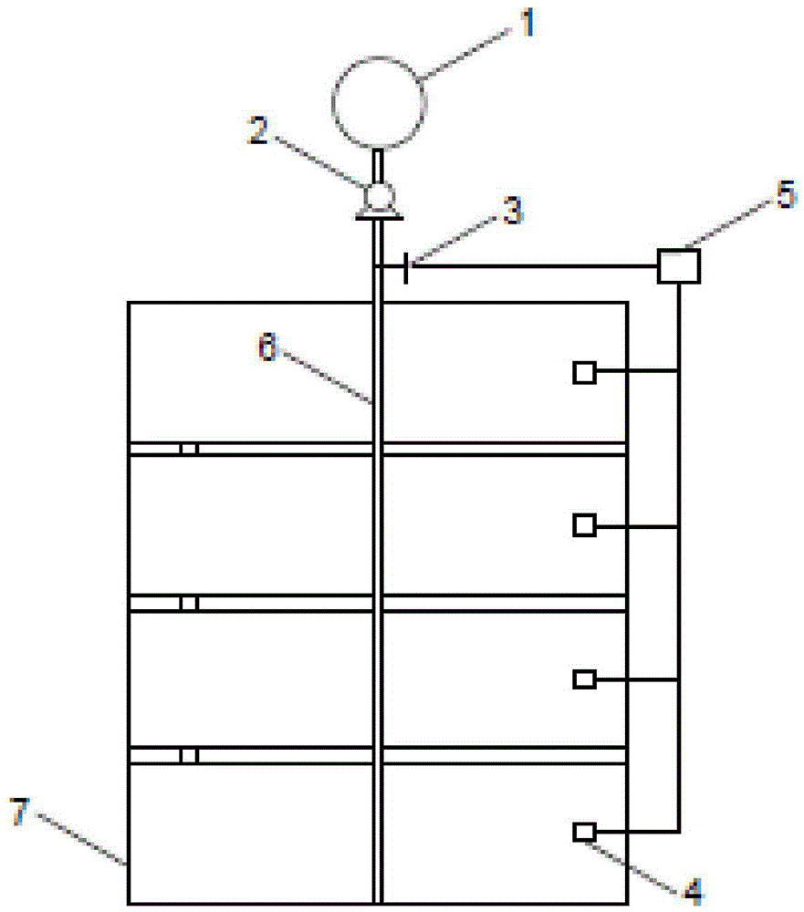 Multi-opening intelligent irrigation system and method for rice fields