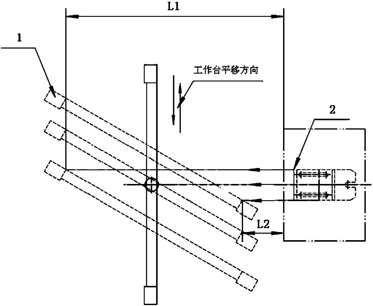 An ion source etching device for realizing angle etching