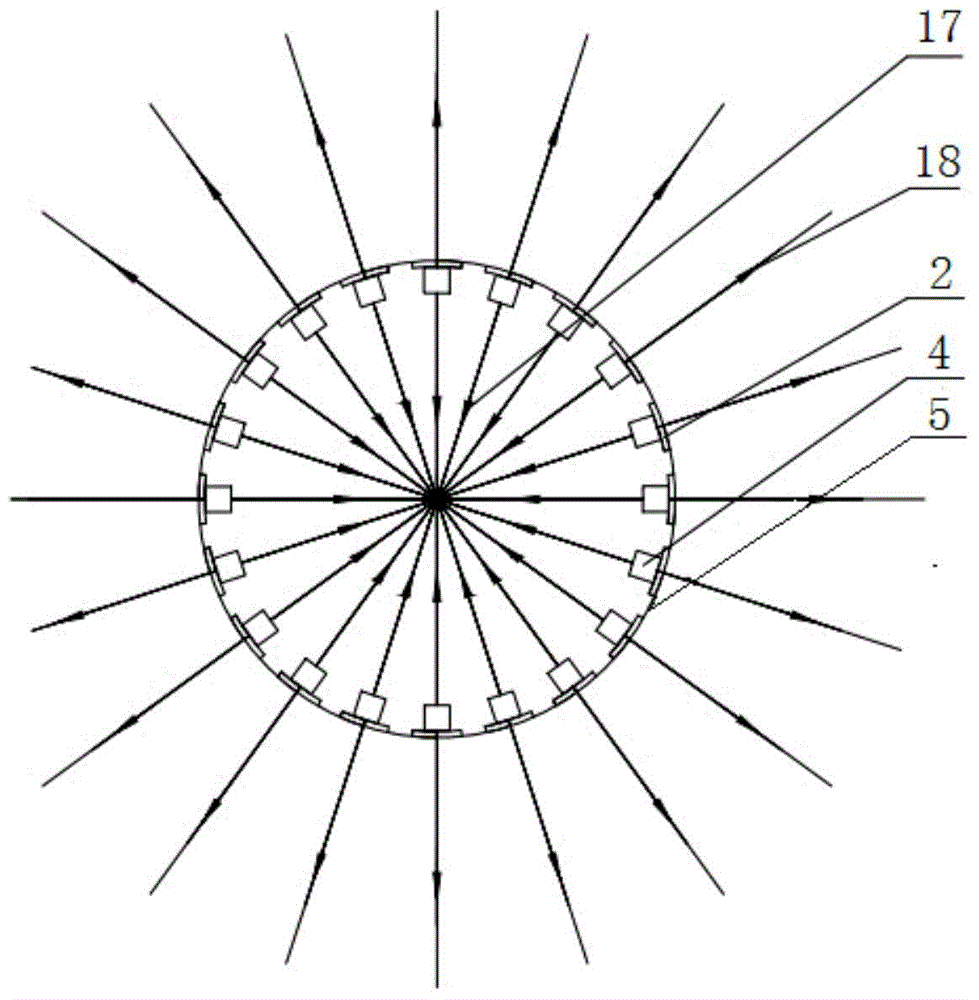 Purification oxygen flotation aeration device