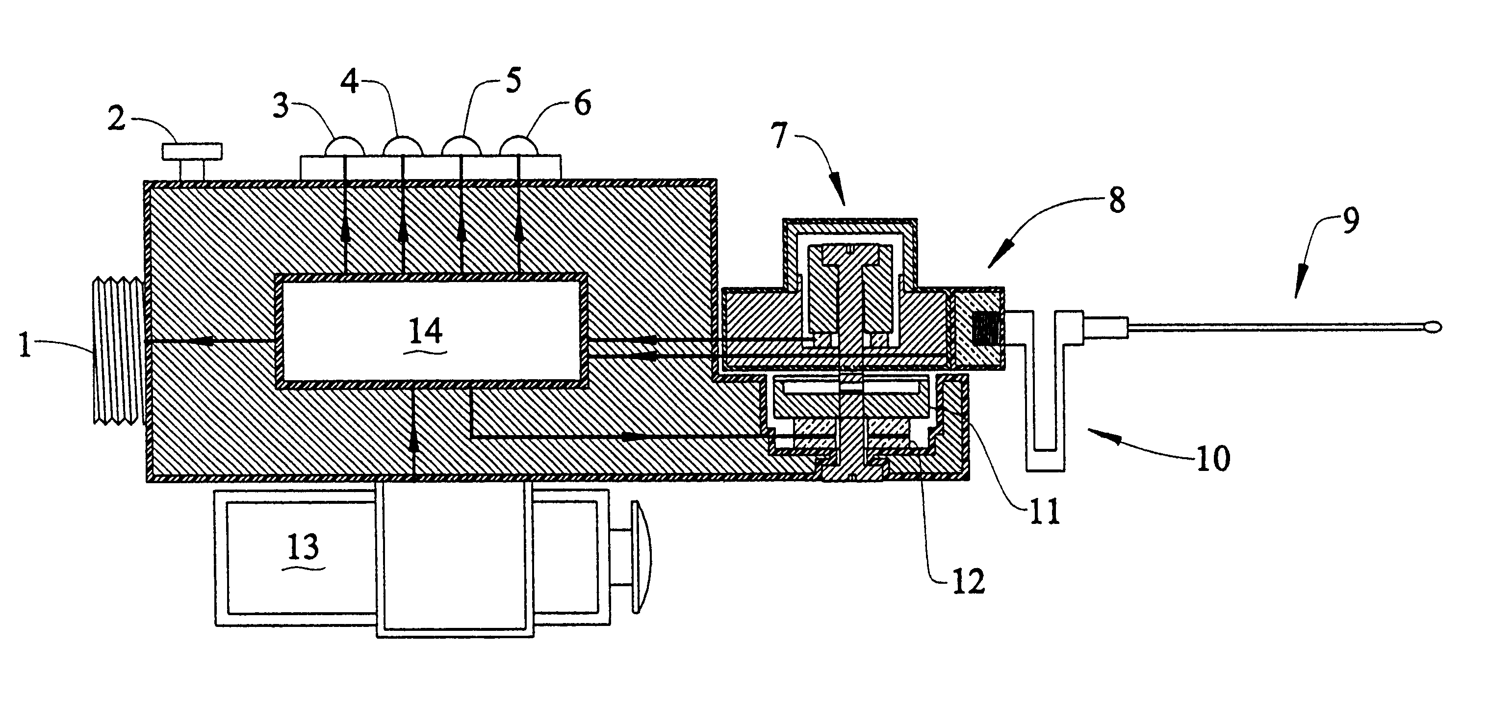 Piezoelectric touch probe