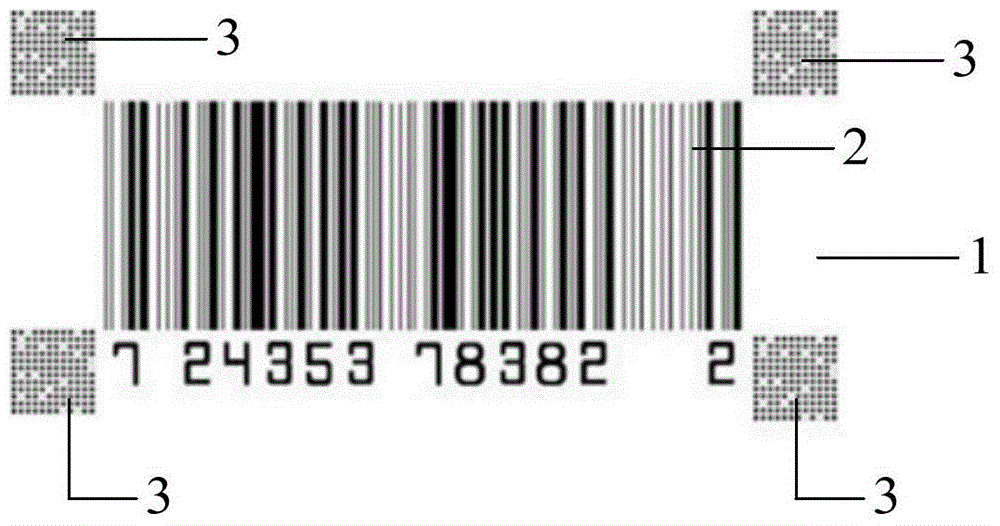 Method for generating and recognizing marks formed by dot matrix and one-dimensional code