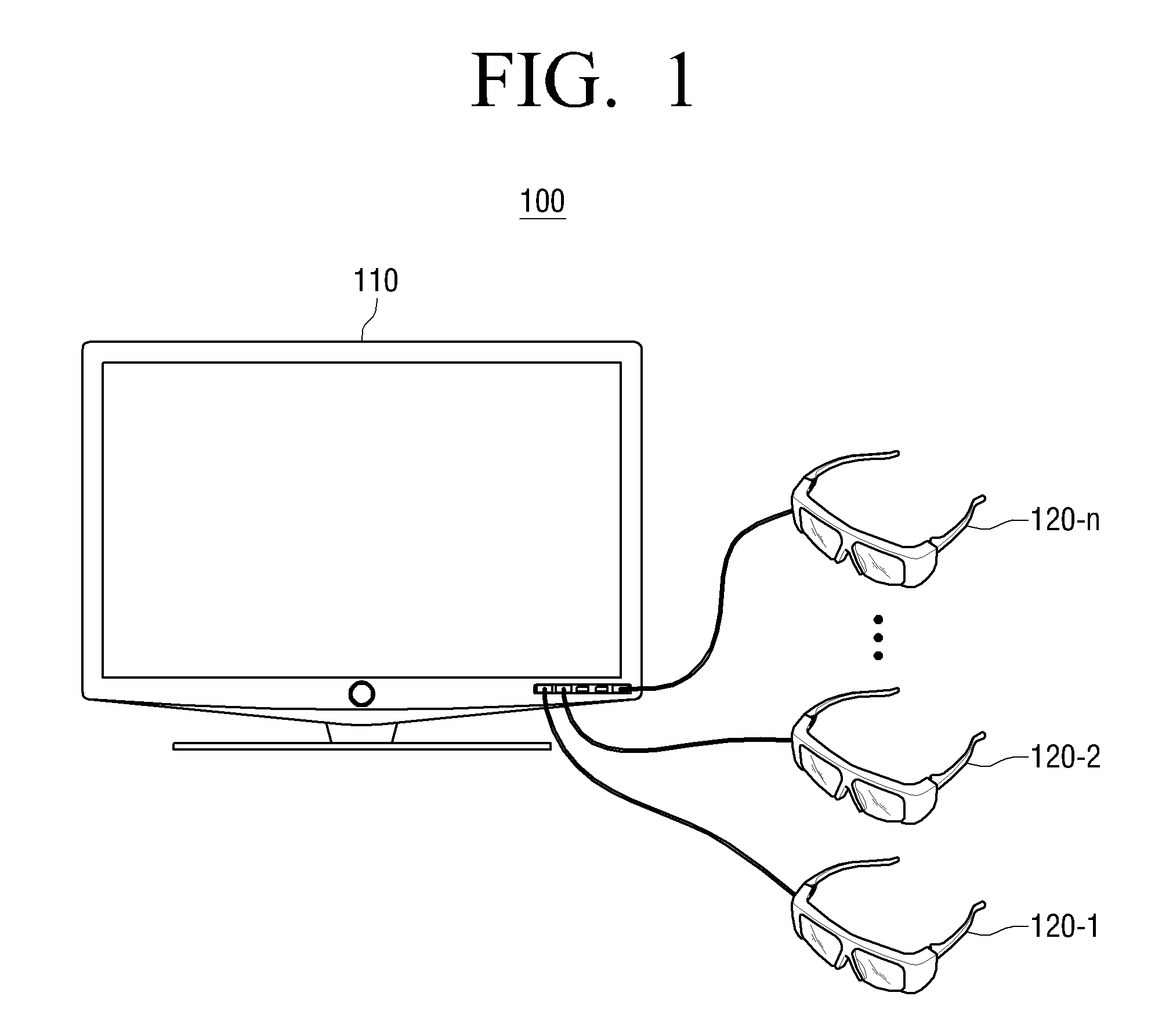 Three dimensional (3D) glasses, 3D display apparatus and system for charging 3D glasses