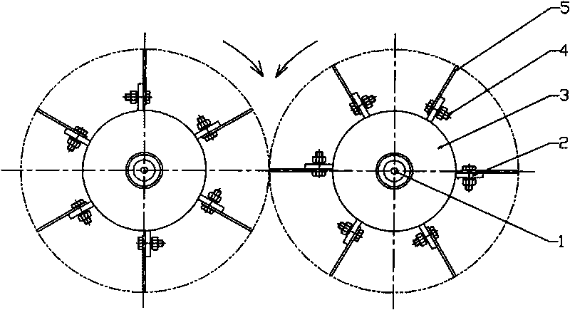 Semi-feeding device for harvesting peanut and picking fruit