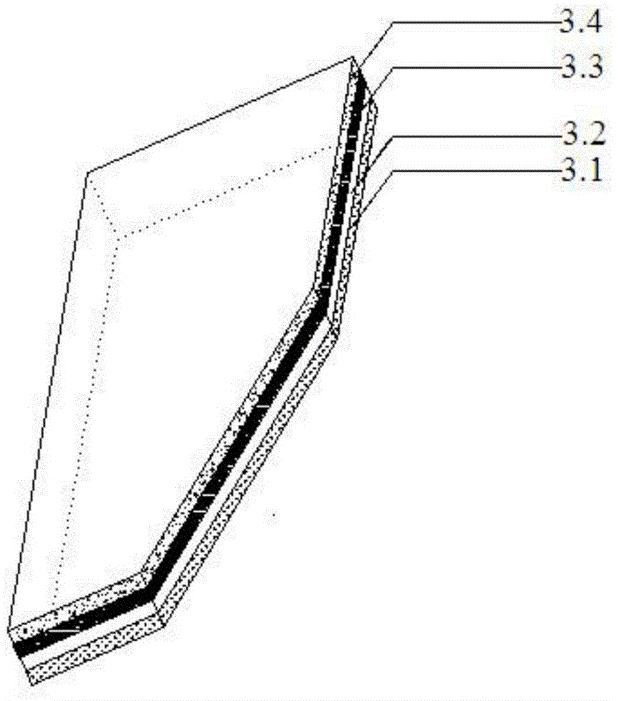 Passive leachate gatherer for detection of POPs in soil