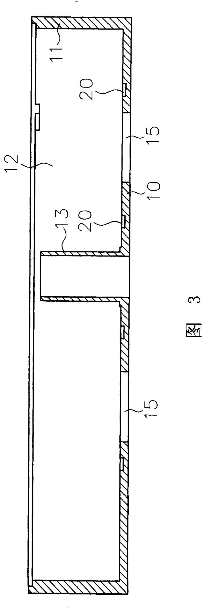 Base plate with radiating structure