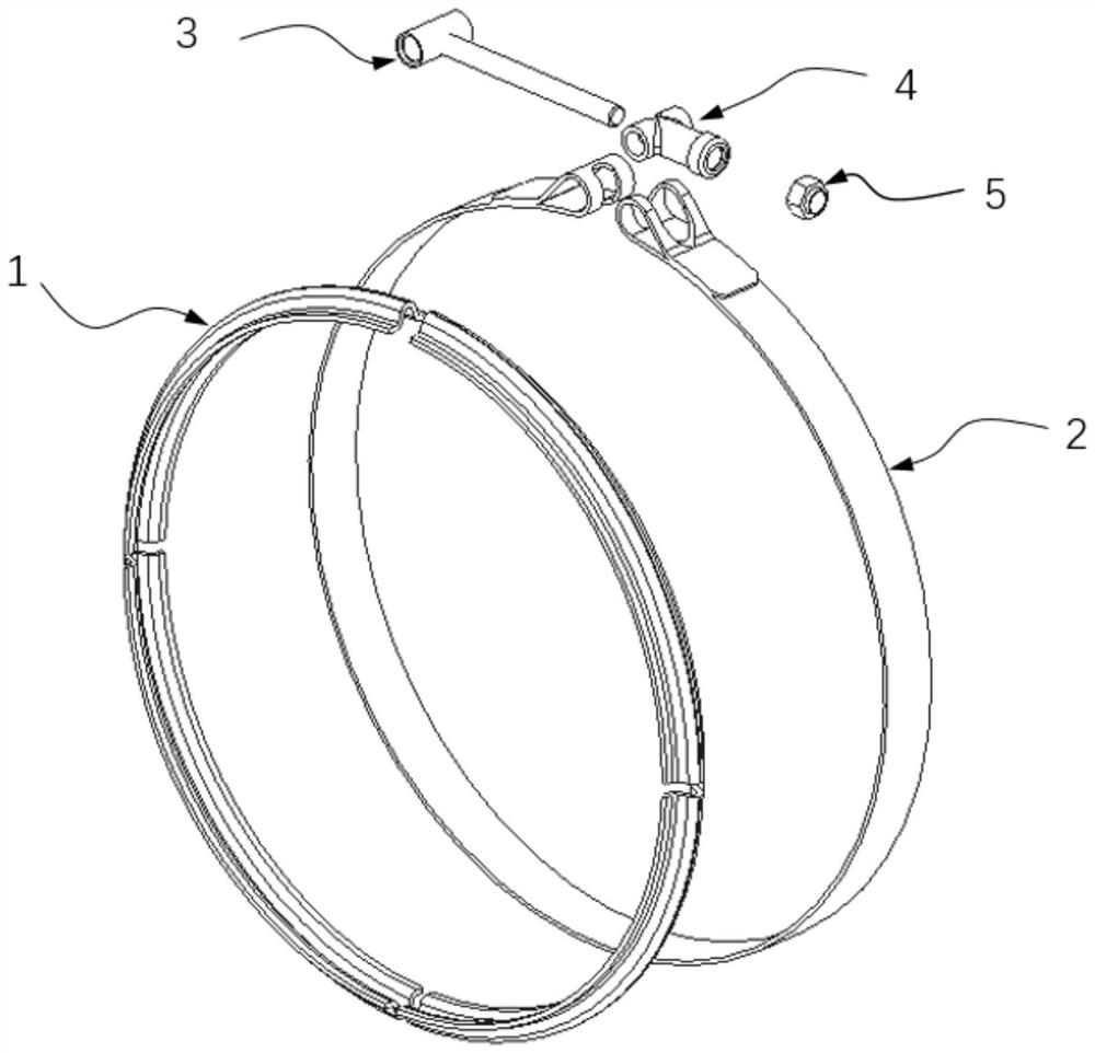 Hoop with self-lubricating capacity