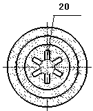 Anti-erosion system based on hydraulic jet fracturing anti-vortex erosion valve