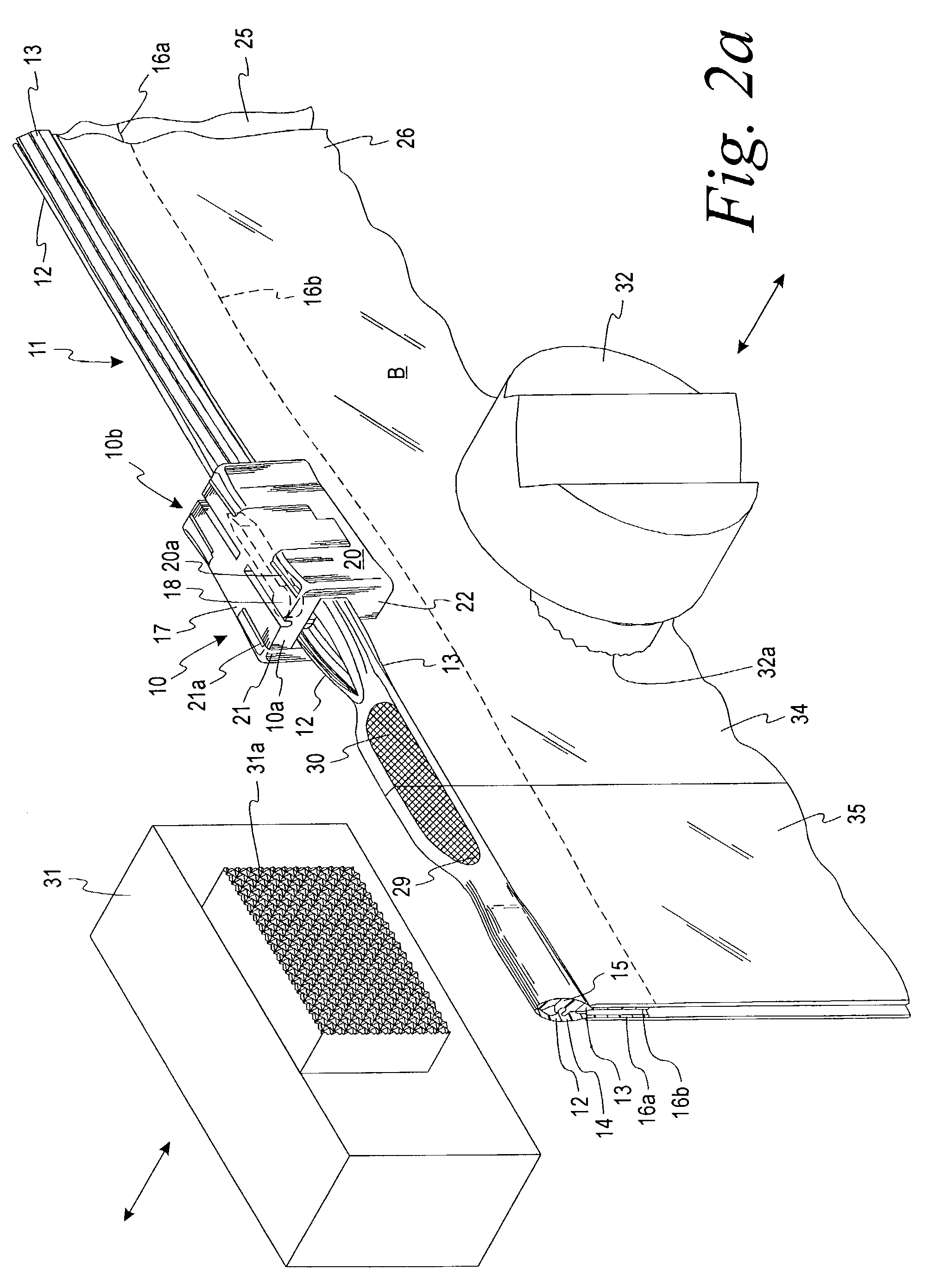 Ultrasonic end stops on zipper closure bags and methods for making same