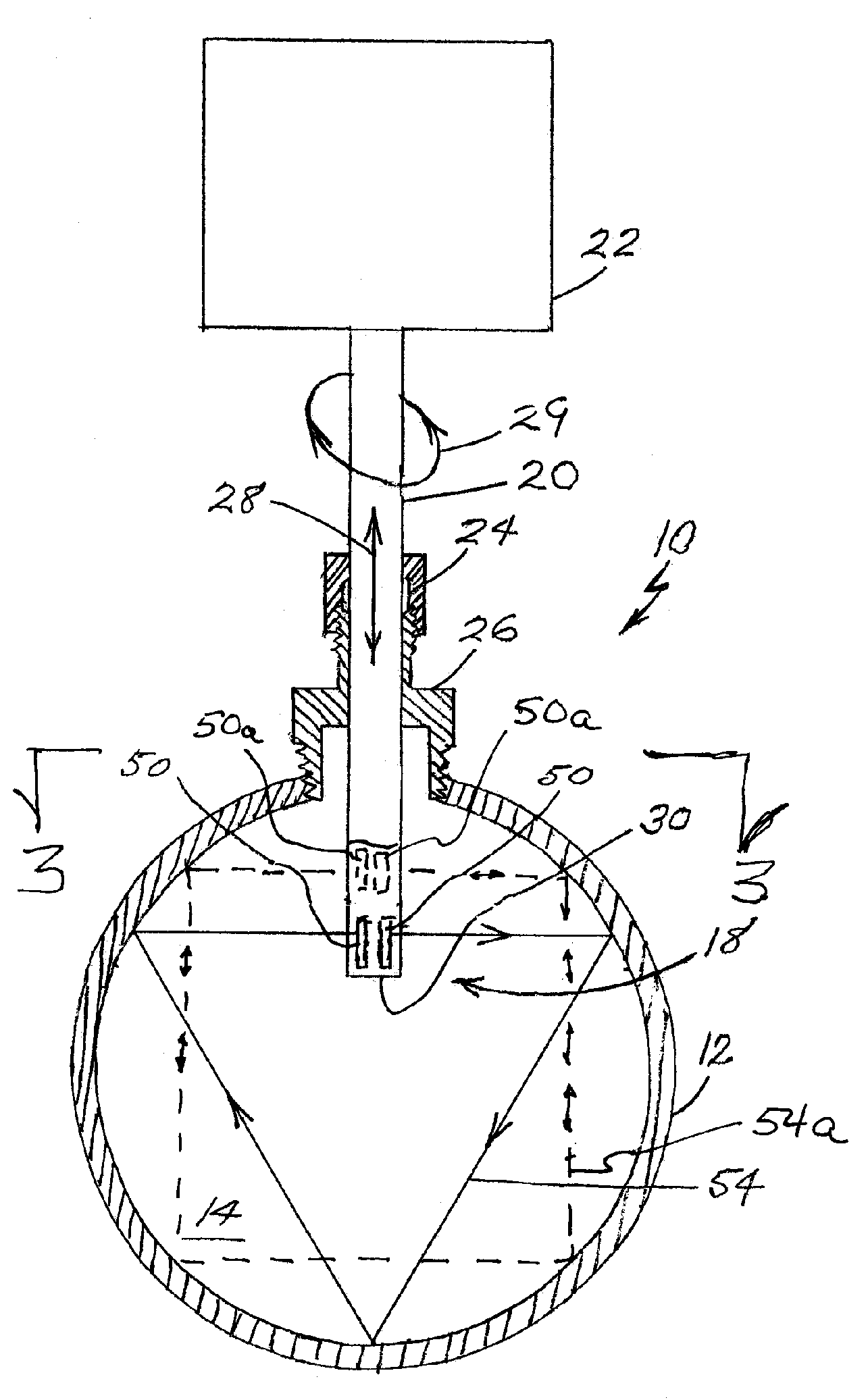 Ultrasonic flow sensor using quasi-helical beam