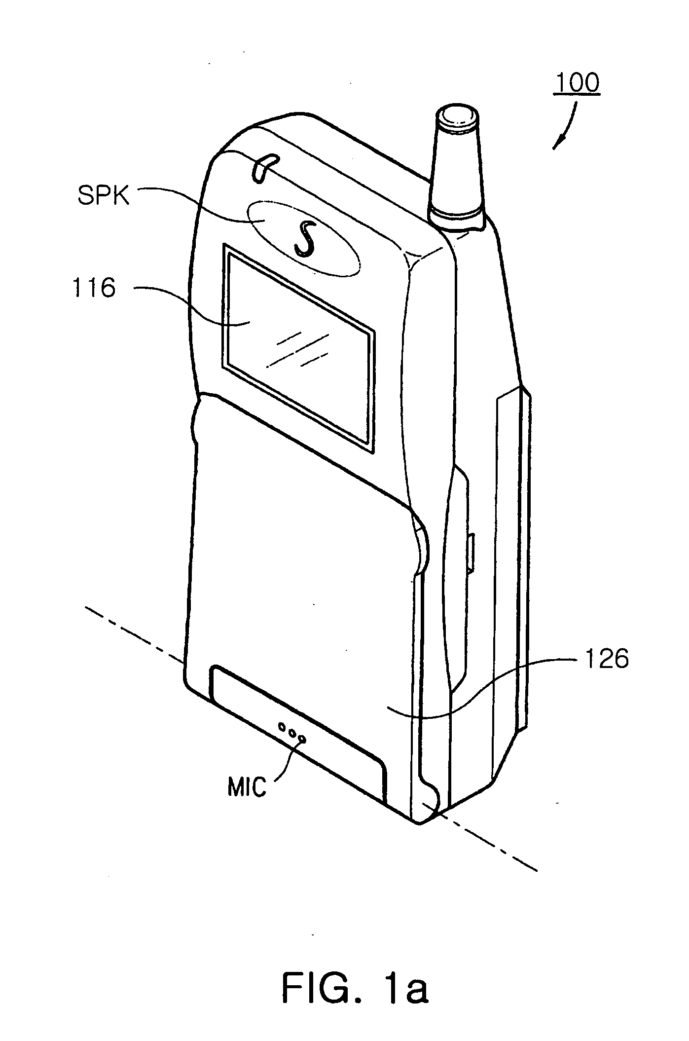 Mobile phone capable of input of phone number without manipulating buttons and method of inputting phone number to the same