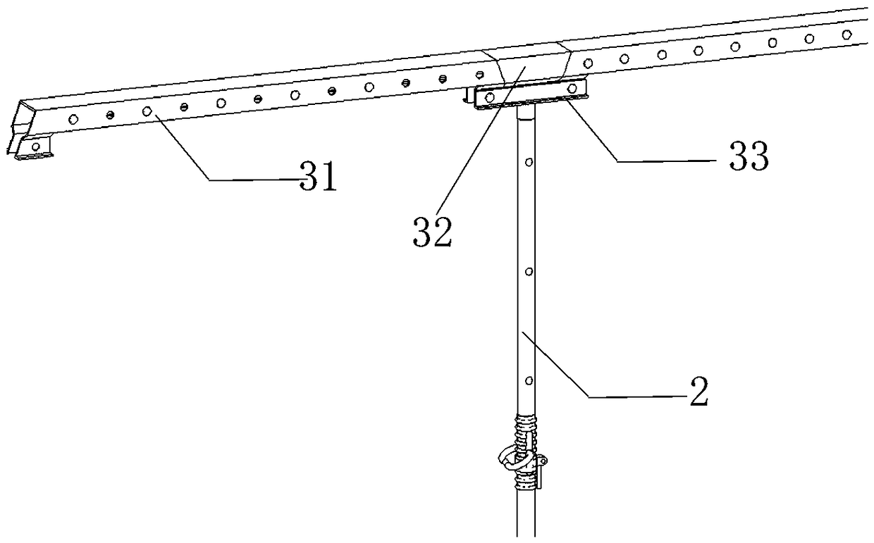 Aluminum alloy formwork mechanism for building floor construction based on bim technology