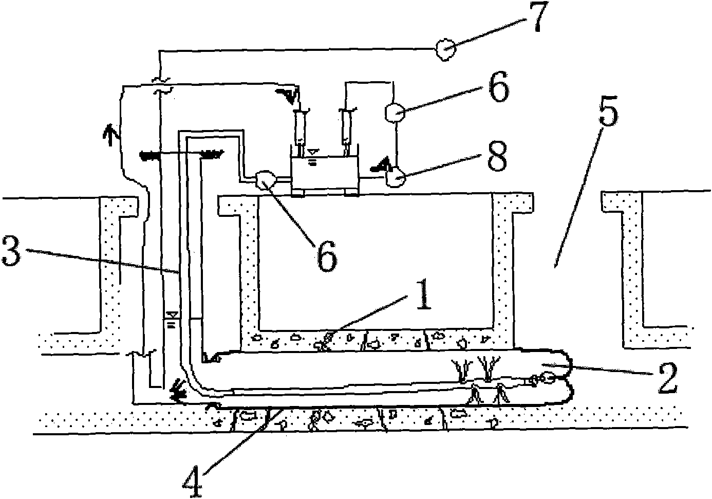 Method for repairing underground pipeline without digging