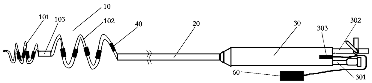 Variable-diameter spiral multipole ablation catheter