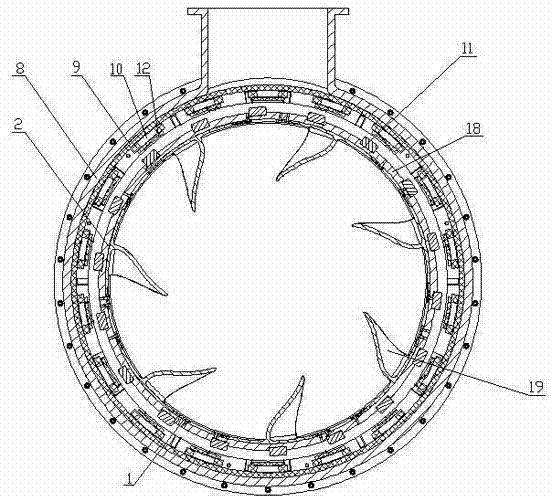 Ship-used permanent magnet motor propeller