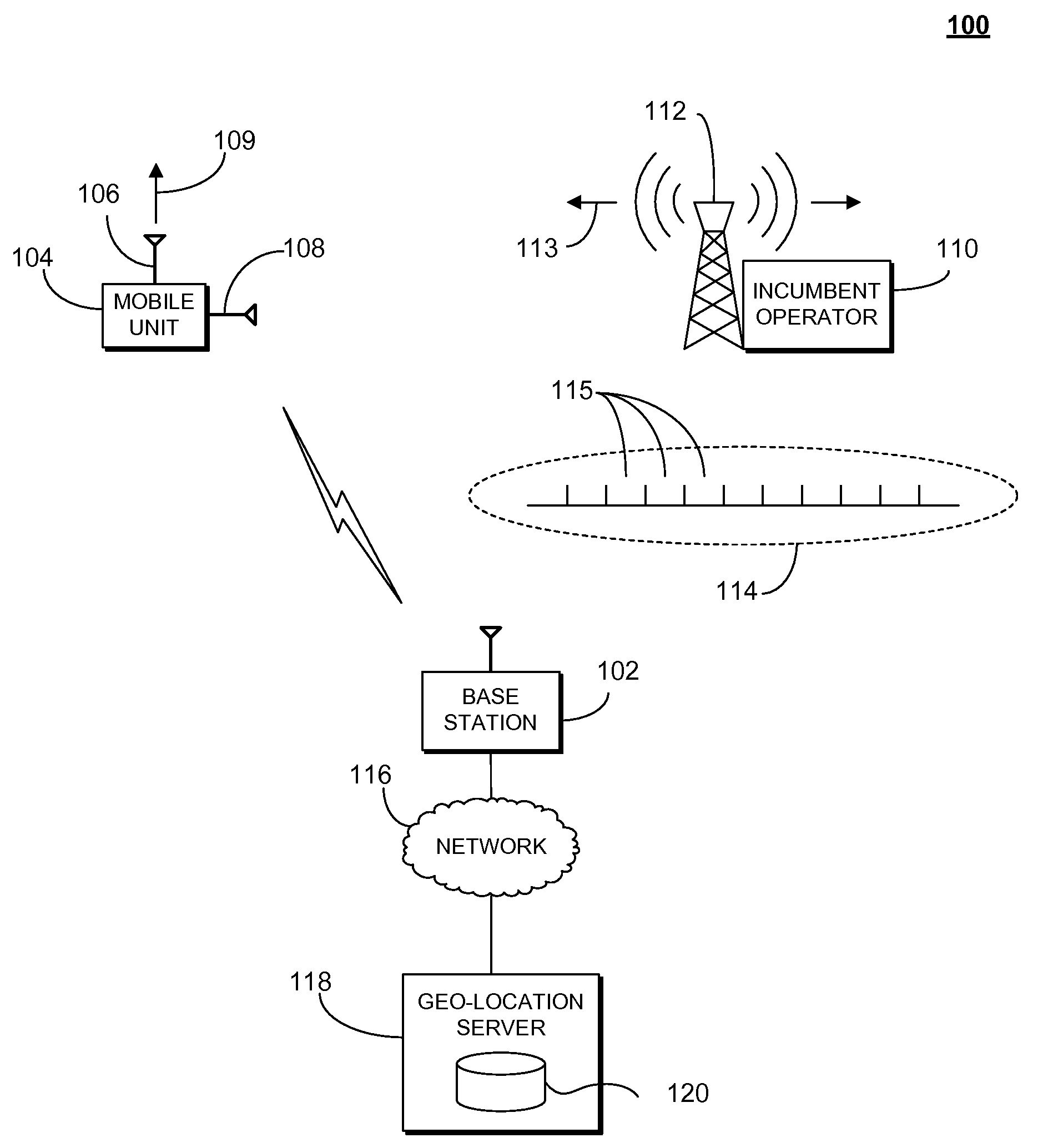 Method and apparatus for utilizing a transmission polarization to reduce interference with a primary incumbent signal