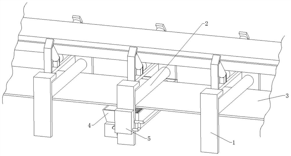 Automatic flushing device for coal conveying trestle