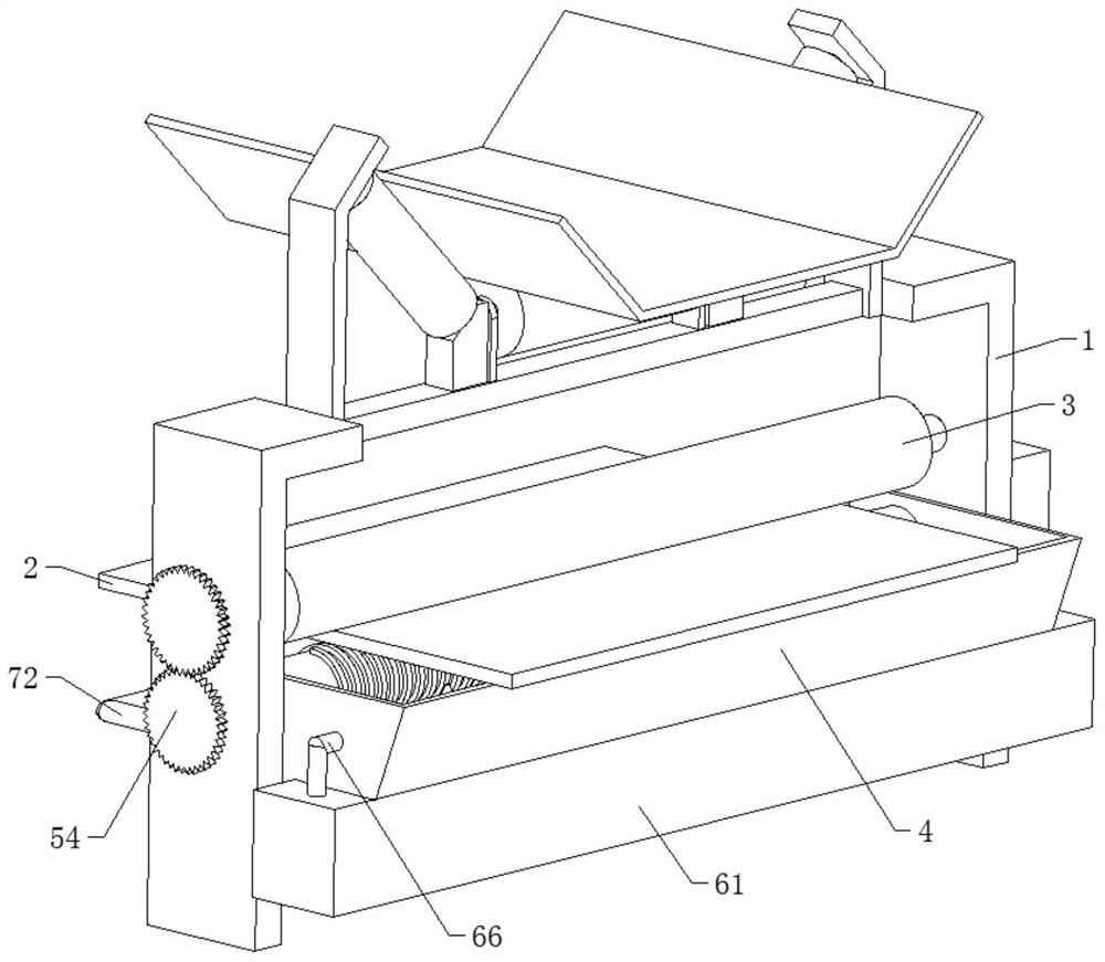 Automatic flushing device for coal conveying trestle