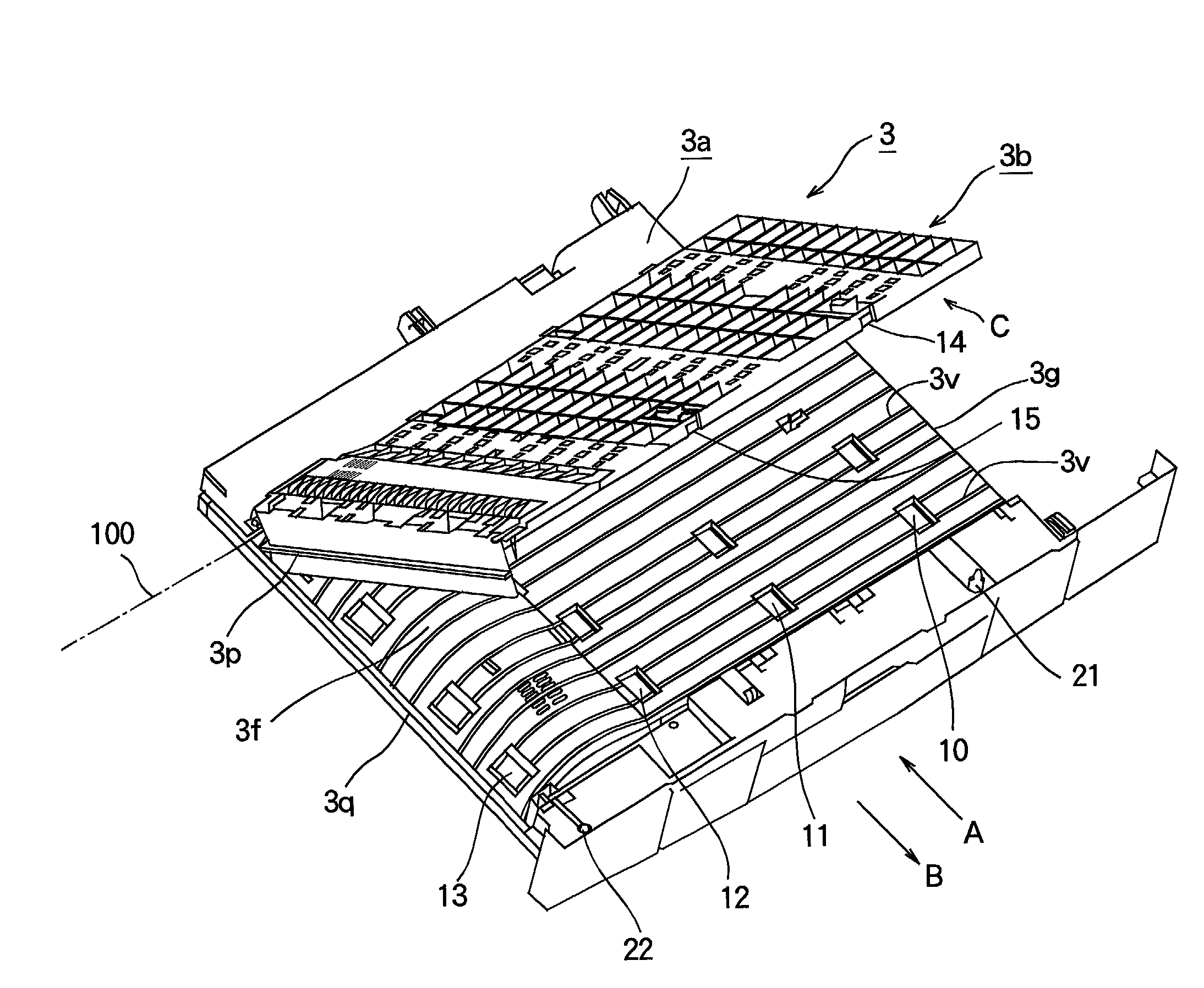 Paper transporting apparatus