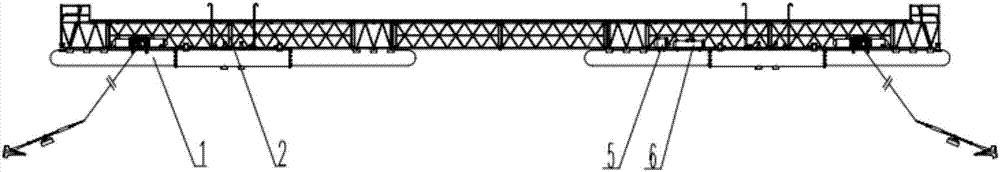 Movable lift quad-hull type underwater measuring platform